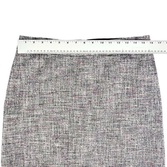 DKNY Grey Tweed Short A-Line Skirt Size 8 - Picture 3 of 7